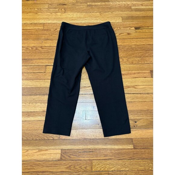 Talbots Womens Signature Cropped Pants Size 12p Petite Black Stretch Rayon - Picture 4 of 4